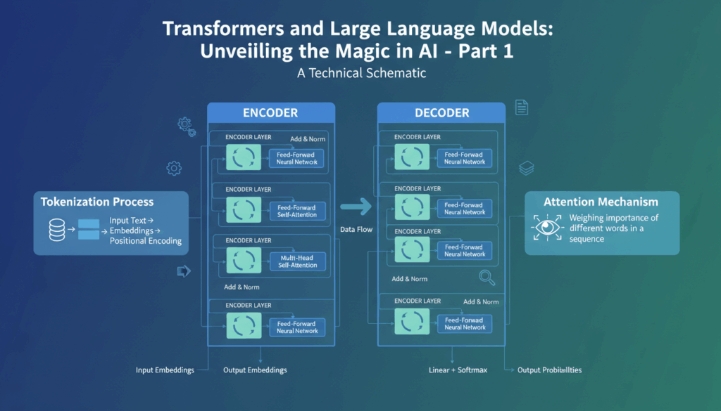 Transformers and Large Language Models: Unveiling the Magic in AI - Part 1