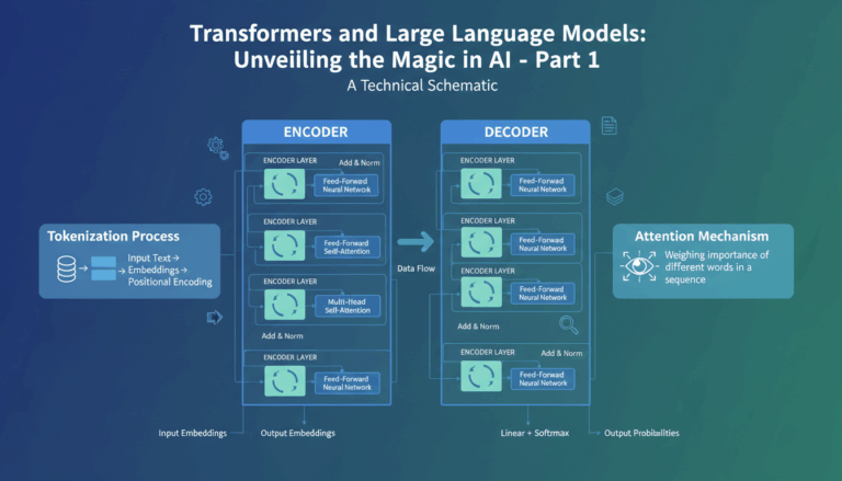 Transformers and Large Language Models: Unveiling the Magic in AI - Part 1