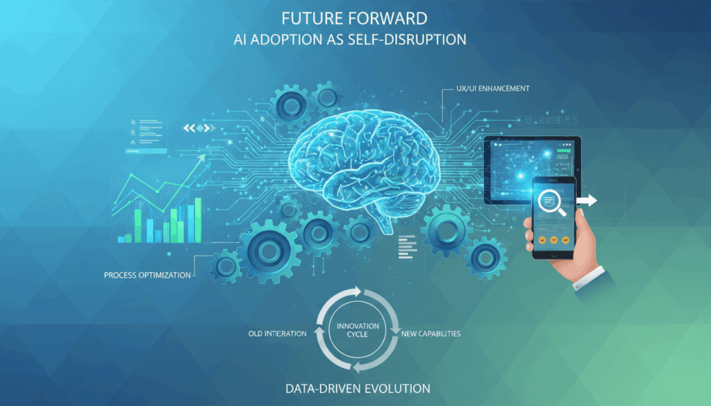AI Adoption as Self-Disruption: Insights from UX Magazine Interview