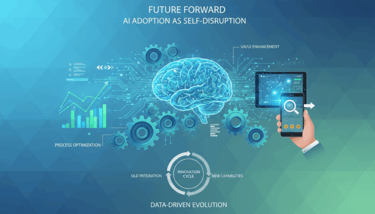 AI Adoption as Self-Disruption: Insights from UX Magazine Interview