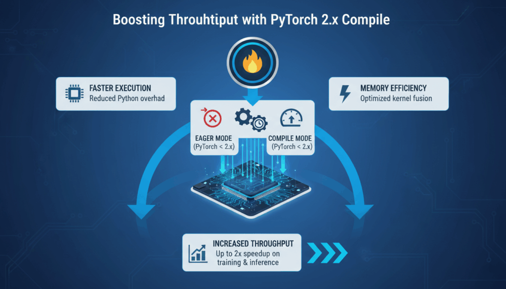Boosting Throughput with PyTorch 2.x Compile: Key Performance Gains Unveiled
