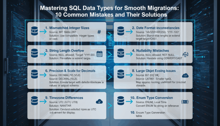 Mastering SQL Data Types for Smooth Migrations: 10 Common Mistakes and Their Solutions