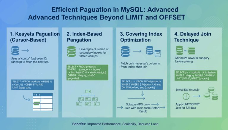 Efficient Pagination in MySQL: Advanced Techniques Beyond LIMIT and OFFSET