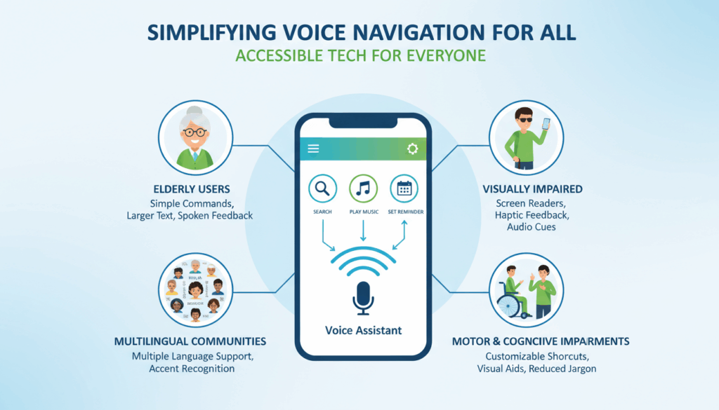 Simplify Voice Navigation: Making It Accessible and Helpful for All Users