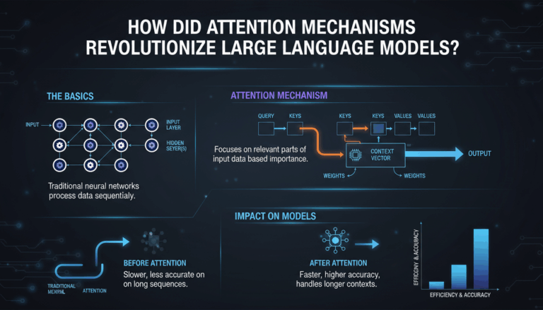 How Did Attention Mechanisms Revolutionize Large Language Models?