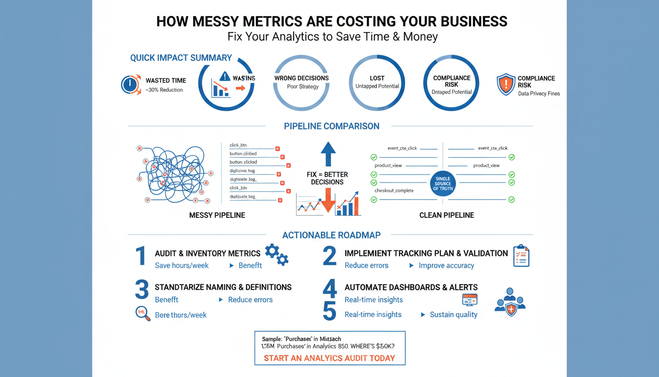How Messy Metrics Are Costing Your Business - Fix Your Analytics to Save Time & Money