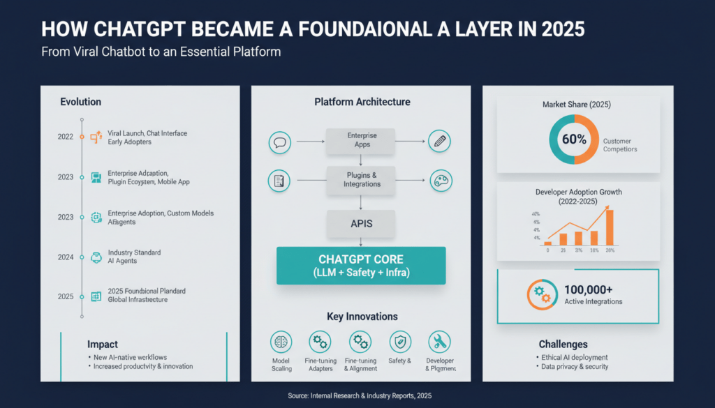 How ChatGPT Became a Foundational AI Layer in 2025: From Viral Chatbot to an Essential Platform