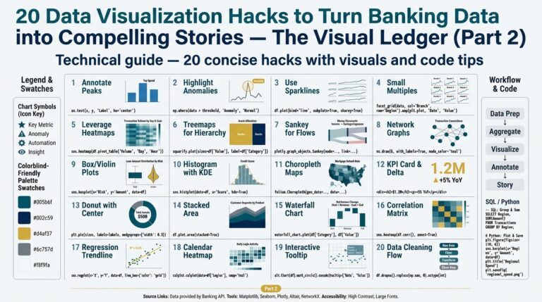 20 Data Visualization Hacks to Turn Banking Data into Compelling Stories — The Visual Ledger (Part 2)