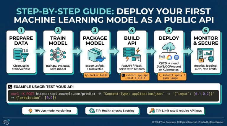Step-by-Step Guide: Deploy Your First Machine Learning Model as a Public API