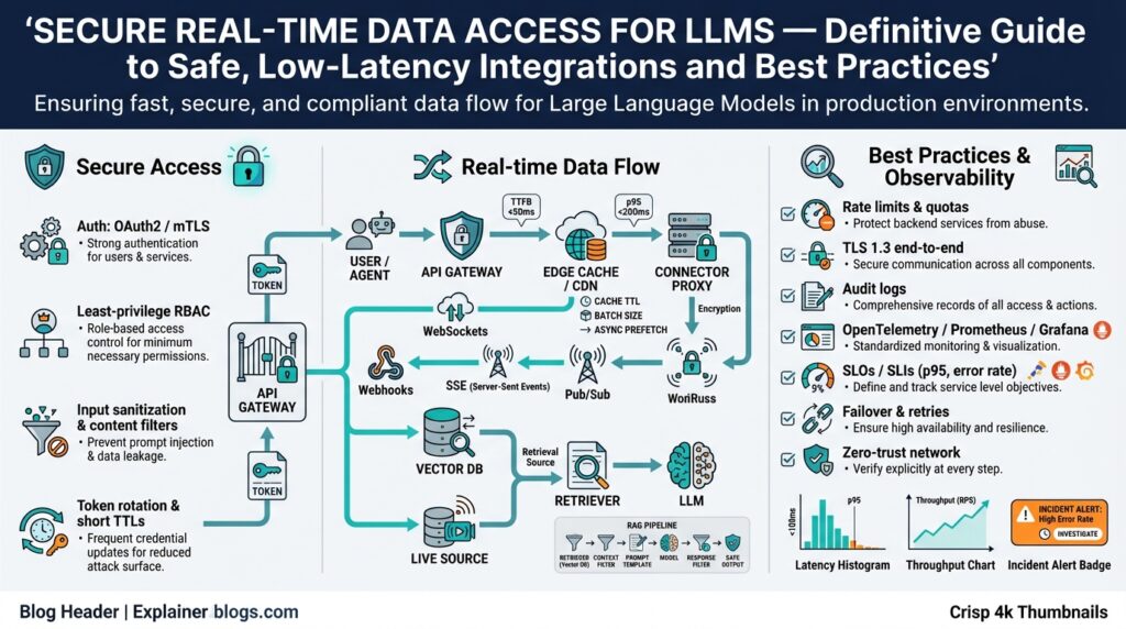 Secure Real-Time Data Access for LLMs — Definitive Guide to Safe, Low-Latency Integrations and Best Practices