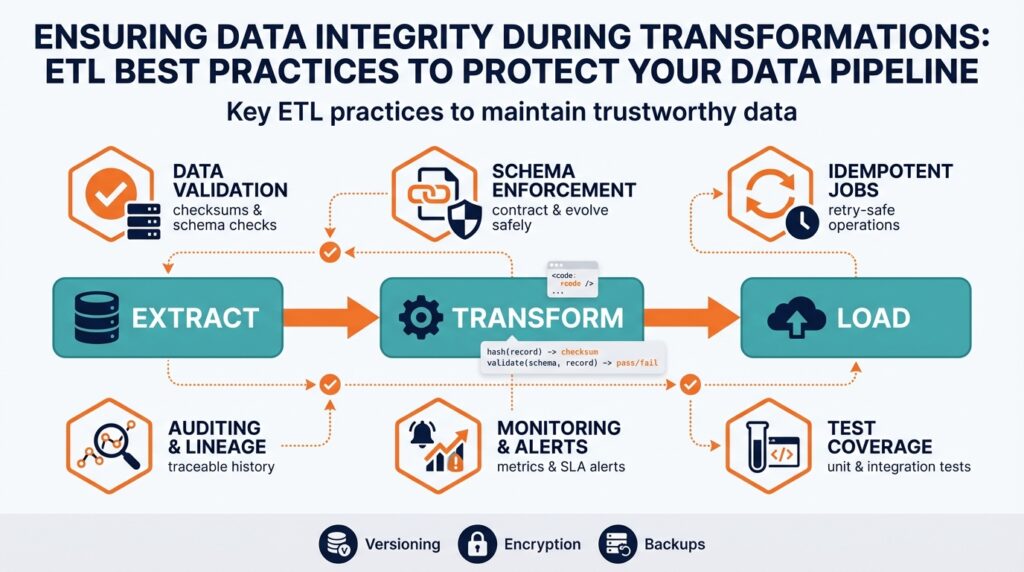 Ensuring Data Integrity During Transformations: ETL Best Practices to Protect Your Data Pipeline