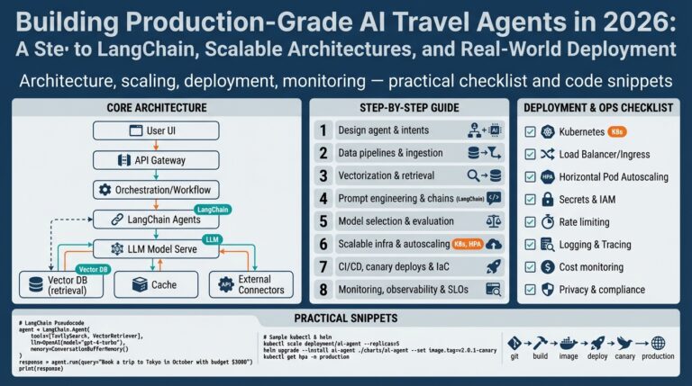 Building Production-Grade AI Travel Agents in 2026: A Step-by-Step Guide to LangChain, Scalable Architectures, and Real-World Deployment