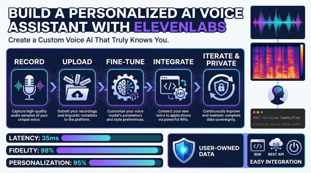 Build a Personalized AI Voice Assistant with ElevenLabs — Create a Custom Voice AI That Truly Knows You