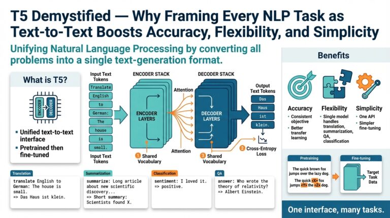 T5 Demystified — Why Framing Every NLP Task as Text-to-Text Boosts Accuracy, Flexibility, and Simplicity