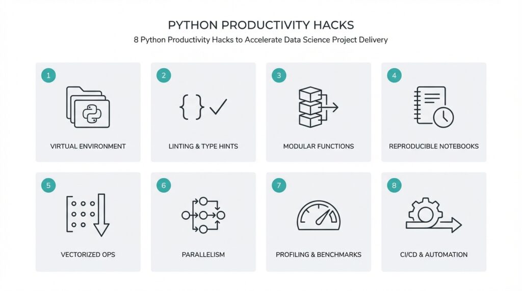 8 Python Productivity Hacks to Accelerate Data Science Project Delivery
