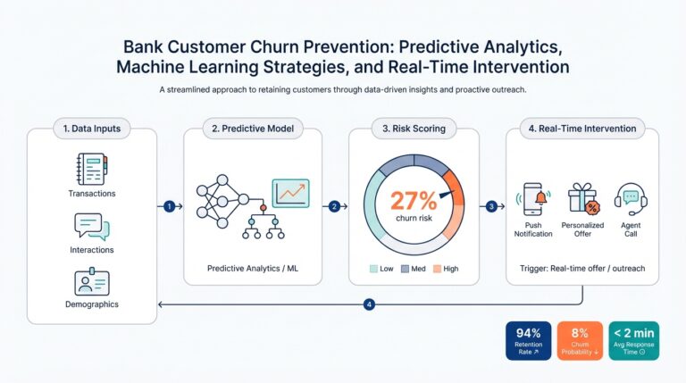 Bank Customer Churn Prevention: Predictive Analytics, Machine Learning Strategies, and Real-Time Intervention