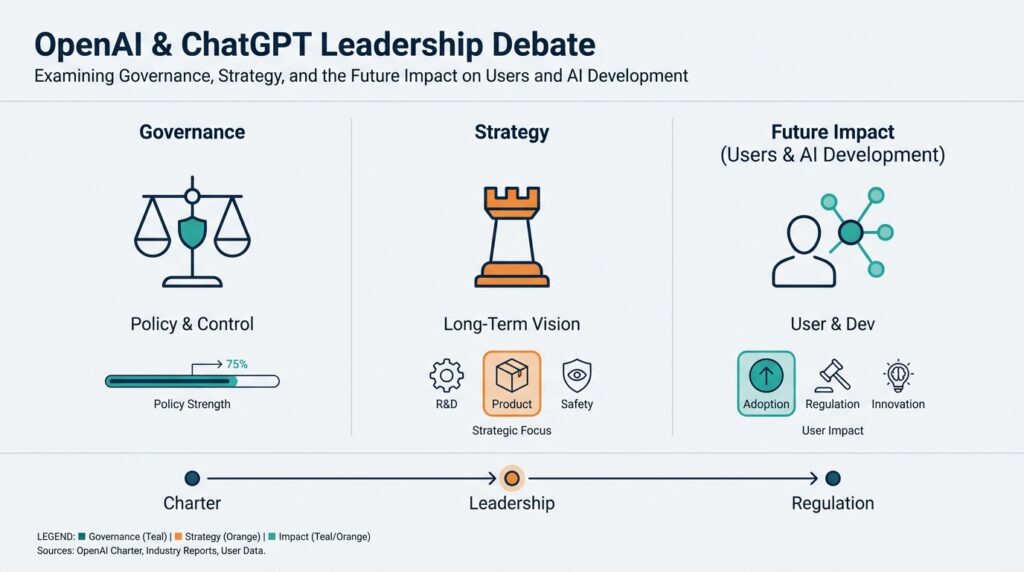 OpenAI & ChatGPT Leadership Debate: Examining Governance, Strategy, and the Future Impact on Users and AI Development