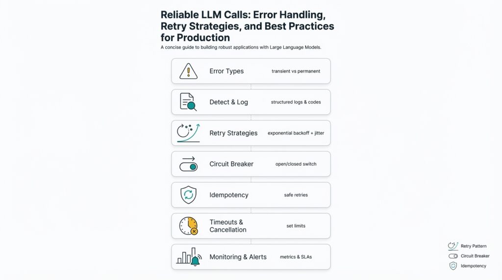 Reliable LLM Calls: Error Handling, Retry Strategies, and Best Practices for Production