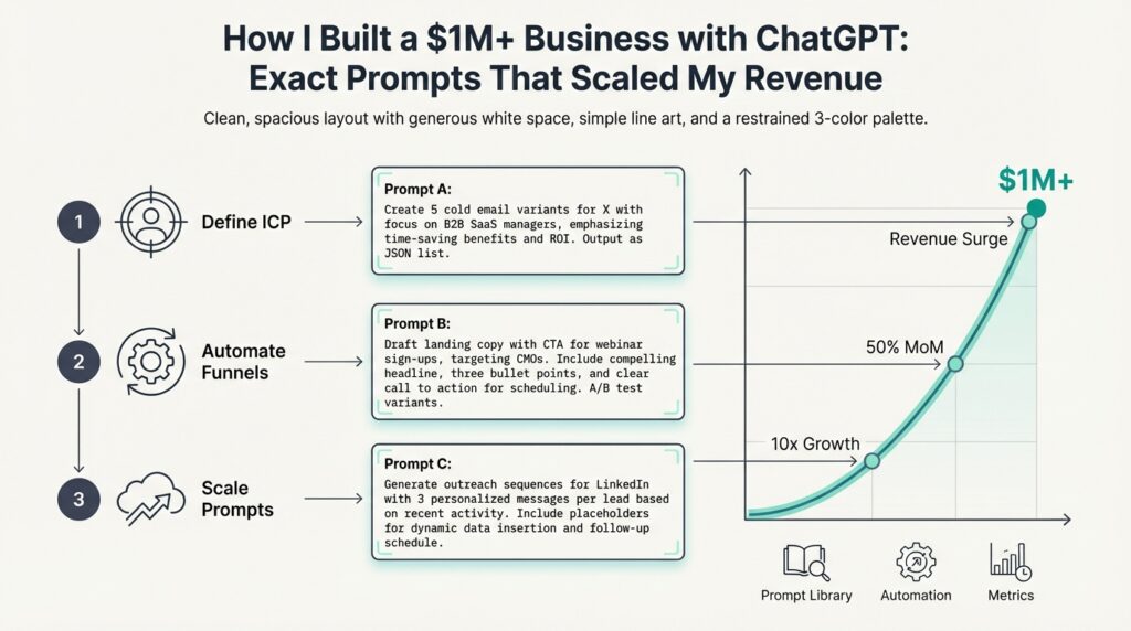 How I Built a $1M+ Business with ChatGPT: Exact Prompts That Scaled My Revenue