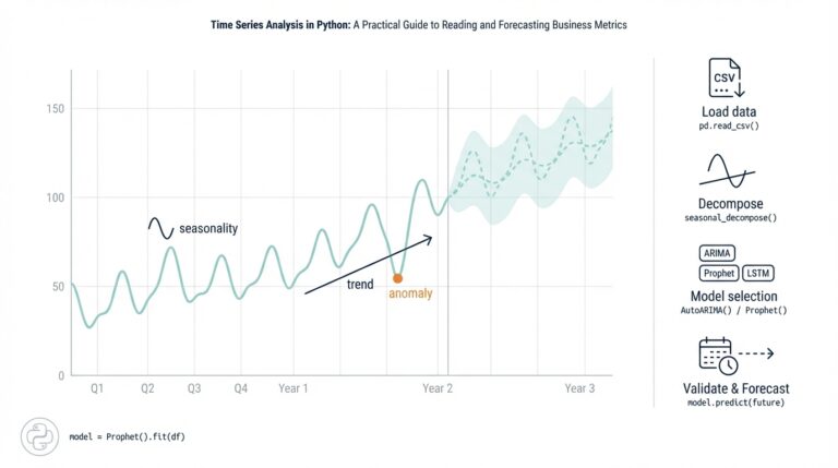 Time Series Analysis in Python: A Practical Guide to Reading and Forecasting Business Metrics