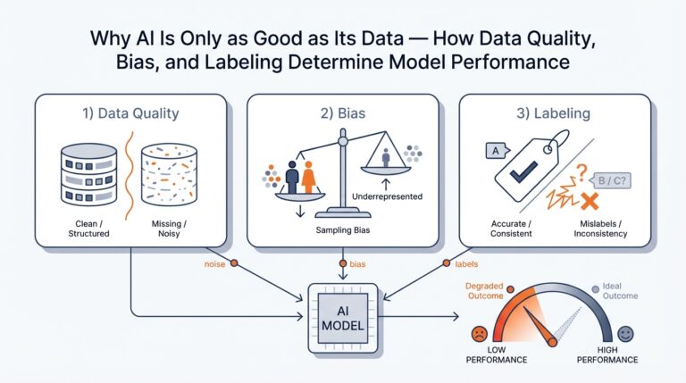 Why AI Is Only as Good as Its Data — How Data Quality, Bias, and Labeling Determine Model Performance