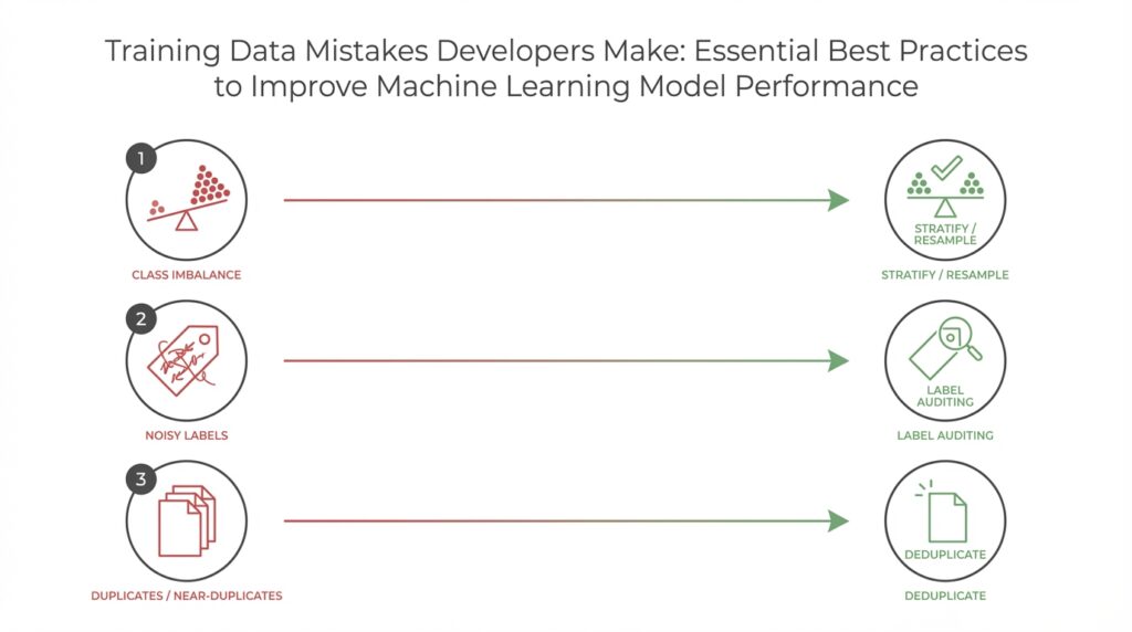 Training Data Mistakes Developers Make: Essential Best Practices to Improve Machine Learning Model Performance