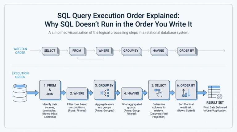 SQL Query Execution Order Explained: Why SQL Doesn’t Run in the Order You Write It