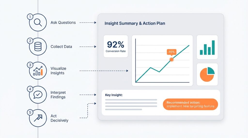 Data Storytelling for Analytics: 5-Step Framework & One-Page Template to Turn Charts into Decision-Driving Insights
