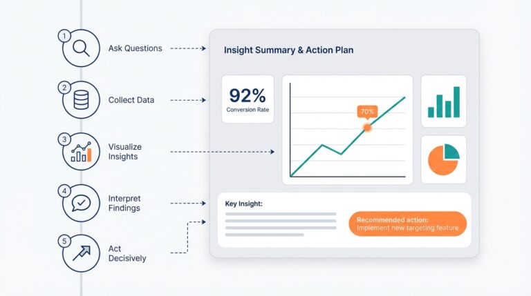 Data Storytelling for Analytics: 5-Step Framework & One-Page Template to Turn Charts into Decision-Driving Insights