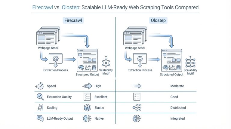Firecrawl vs. Olostep: Scalable LLM-Ready Web Scraping Tools Compared