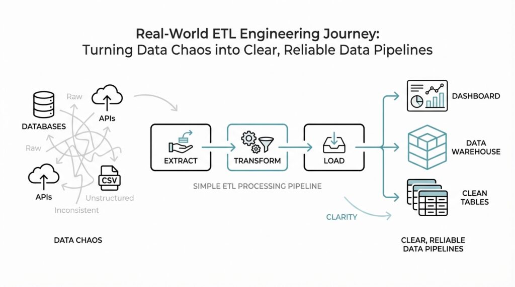 Real-World ETL Engineering Journey: Turning Data Chaos into Clear, Reliable Data Pipelines