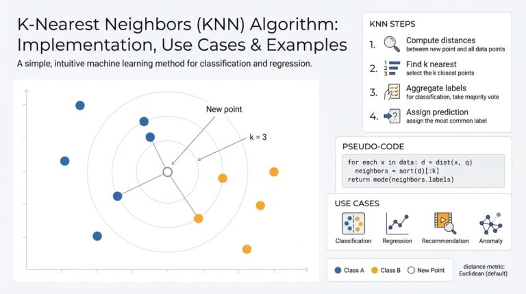 K-Nearest Neighbors (KNN) Algorithm Explained: Implementation, Use Cases & Examples