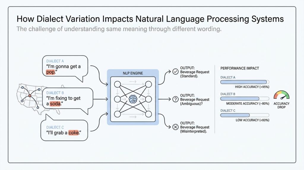 How Dialect Variation Impacts Natural Language Processing Systems