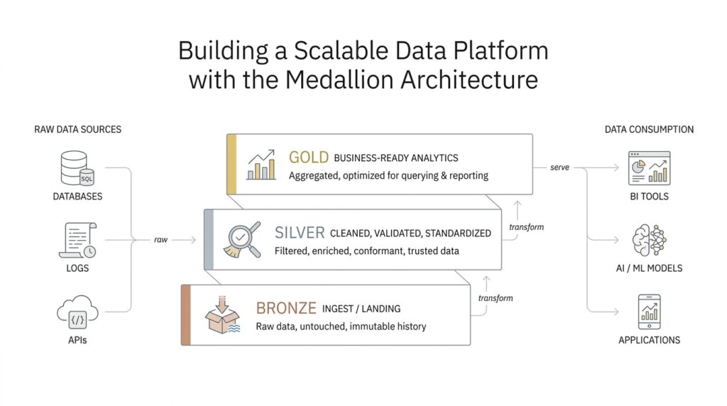 Building a Scalable Data Platform with the Medallion Architecture