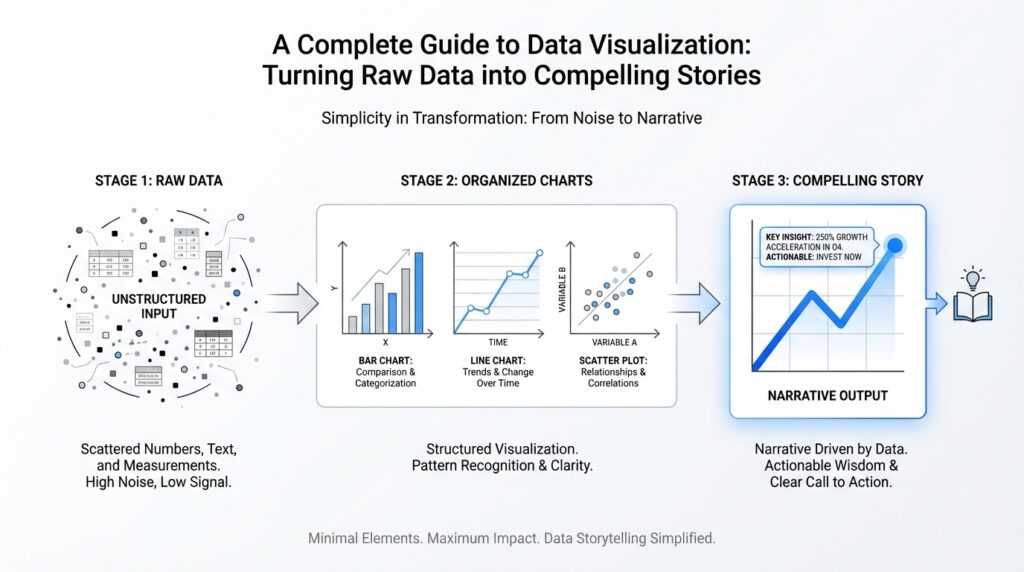 A Complete Guide to Data Visualization: Turning Raw Data into Compelling Stories