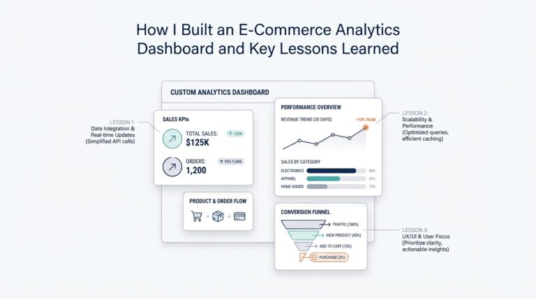 How I Built an E-Commerce Analytics Dashboard and Key Lessons Learned