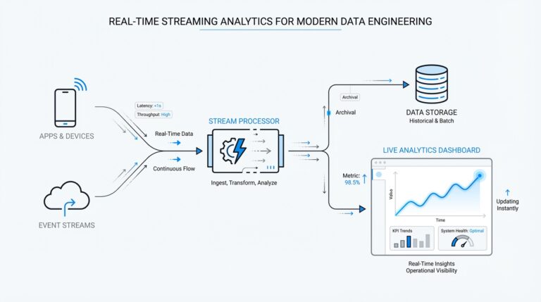 Real-Time Streaming Analytics for Modern Data Engineering