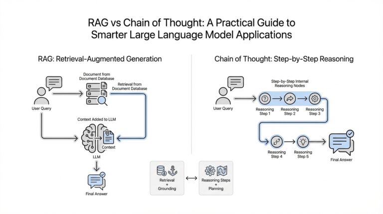 RAG vs Chain of Thought: A Practical Guide to Smarter Large Language Model Applications