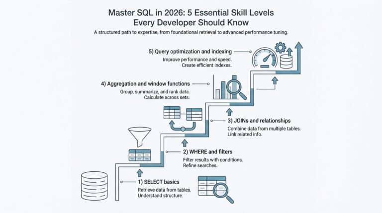 Master SQL in 2026: 5 Essential Skill Levels Every Developer Should Know