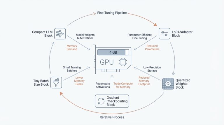 Fine-Tuning Large Language Models on a 4 GB GPU: Architecture, Trade-Offs, and Constraints