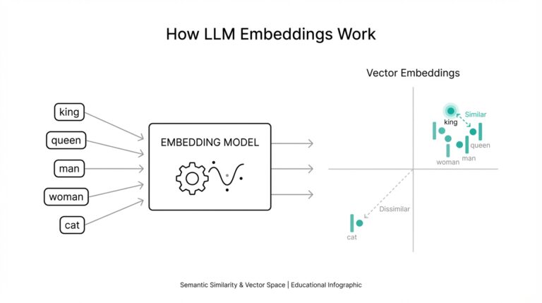 How LLM Embeddings Work: A Clear Guide to Vector Representations in Machine Learning