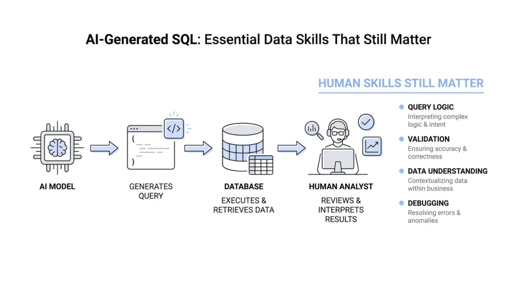 AI-Generated SQL: Essential Data Skills That Still Matter
