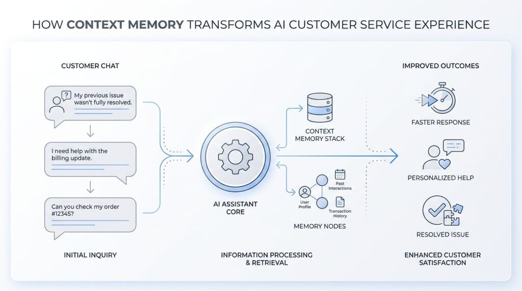 How Context Memory Transforms AI Customer Service Experience