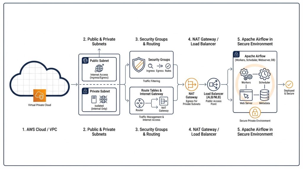 Step-by-Step Guide to Deploying Apache Airflow on AWS: Building a Strong Networking Foundation