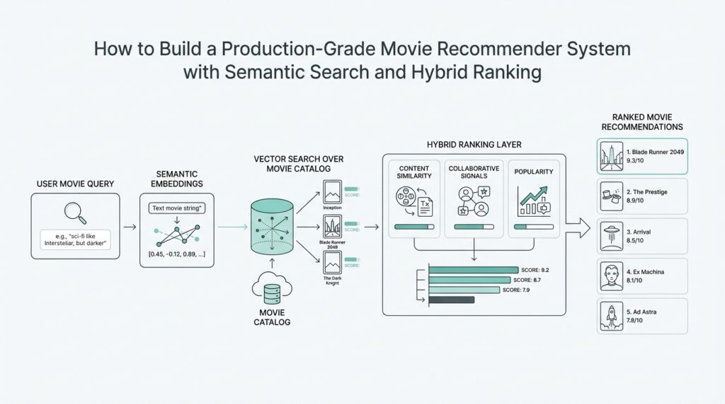 How to Build a Production-Grade Movie Recommender System with Semantic Search and Hybrid Ranking