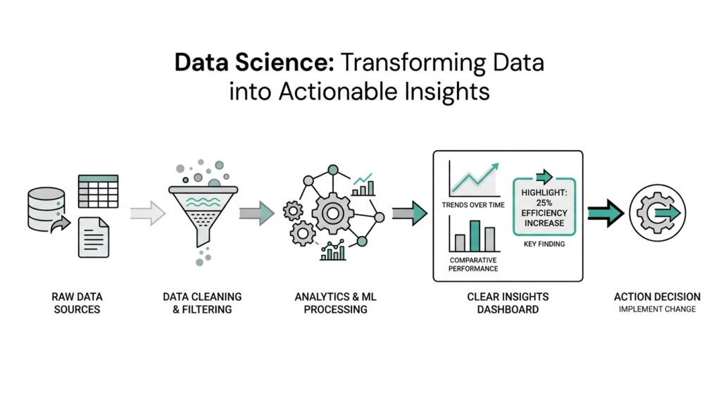 Data Science: Transforming Data into Actionable Insights