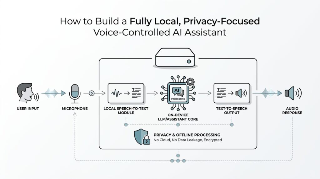 How to Build a Fully Local, Privacy-Focused Voice-Controlled AI Assistant