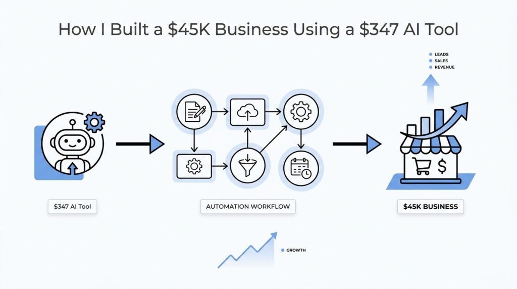 How I Built a $45K Business Using a $347 AI Tool