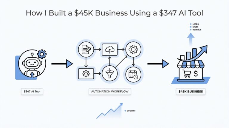 How I Built a $45K Business Using a $347 AI Tool