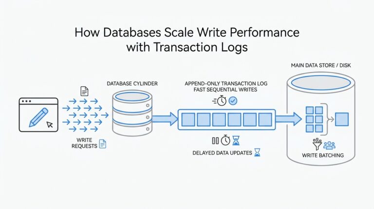 How Databases Scale Write Performance with Transaction Logs